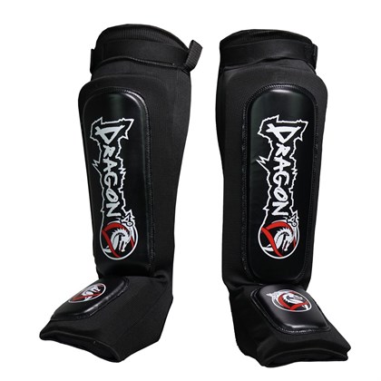 DragonDo 40606-II NEO Elastik Deri Kaval Ayak Koruyucu Kick Boks Kaval Koruyucu