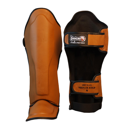 DragonDo 40714-L Obsolete Hakiki Deri Kaval Ayak Koruyucu Kick Boks Kaval Koruyucu
