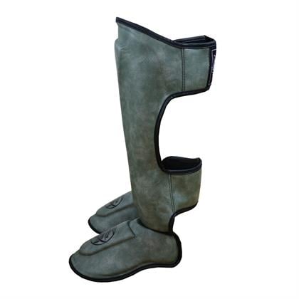 DragonDo 40715-P Kaval Ayak Koruyucu Gri Profesyonel Kick Boks Kaval Koruyucu