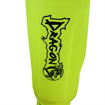 DragonDo 40715-P Kaval Ayak Koruyucu Neon Sarı Profesyonel Kick Boks Kaval Koruyucu