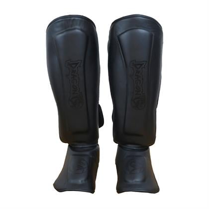 DragonDo 40715-P Kaval Ayak Koruyucu Siyah Profesyonel Kick Boks Kaval Koruyucu
