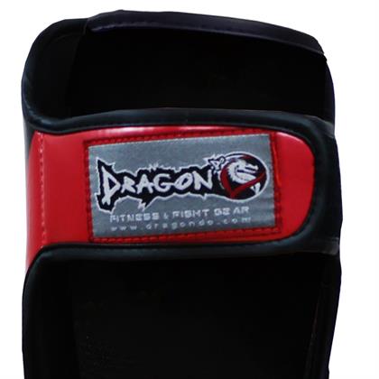 DragonDo 40716-P Kaval Ayak Koruyucu Kırmızı Kick Boks Kaval Koruyucu