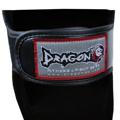 DragonDo 40716-P Kaval Ayak Koruyucu Siyah Gold Kick Boks Kaval Koruyucu