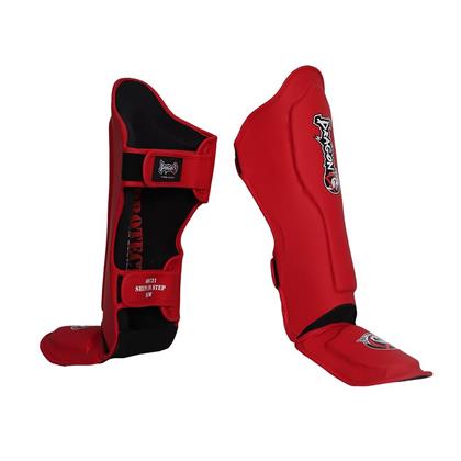 DragonDo 40721-P Kaval Ayak Koruyucu 0825 Kırmızı Kick Boks Kaval Koruyucu