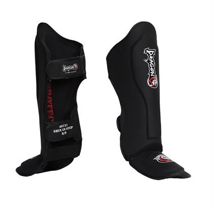 DragonDo 40721-P Muaythai Kaval Ayak Koruyucu 0825 Siyah Kick Boks Kaval Koruyucu