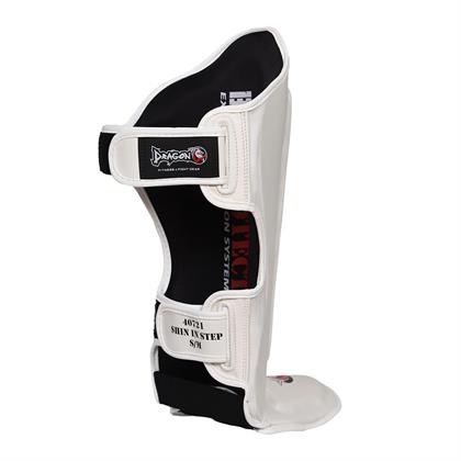 DragonDo 40721-P Muaythai Kick Boks Kaval Ayak Koruyucu Beyaz