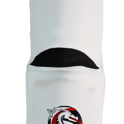 DragonDo 40721-P Muaythai Kick Boks Kaval Ayak Koruyucu Beyaz