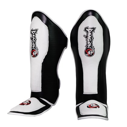 DragonDo 40725-P Kaval Ayak Koruyucu NEO Siyah Beyaz Kick Boks Kaval Koruyucu