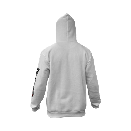 DragonDo 83555 Kapüşonlu Sweatshirt - Pamuklu - Beyaz