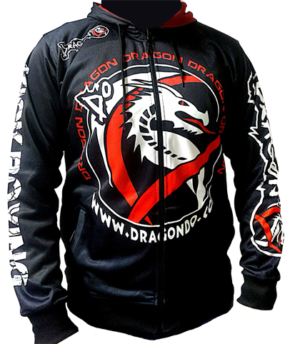 DragonDo 83580 Süblime Baskı Kick Boks Kapüşonlu Sweatsirt