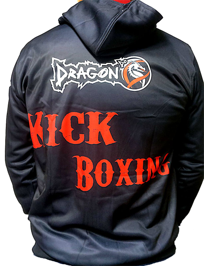 DragonDo 83580 Süblime Baskı Kick Boks Kapüşonlu Sweatsirt
