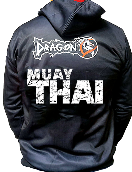 DragonDo 83585 Muay Thai Süblime Baskı Kapüşonlu Sweatshirt