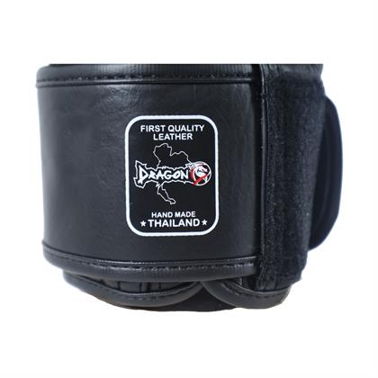 DragonDo DRGN-G3 Hakiki Deri Boks Eldiveni Siyah Muay Thai Eldiveni