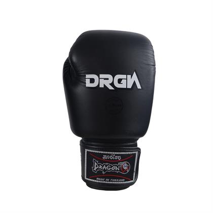 DragonDo DRGN-G3 Hakiki Deri Boks Eldiveni Siyah Muay Thai Eldiveni