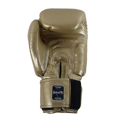 DragonDo DRGN-G3 Hakiki Deri Boks Eldiveni Gold Muay Thai Eldiveni