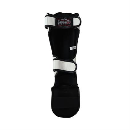 DragonDo DRGN-T51 Hakiki Deri Kaval Koruyucu Beyaz Profesyonel Kick Boks Kaval Koruyucu