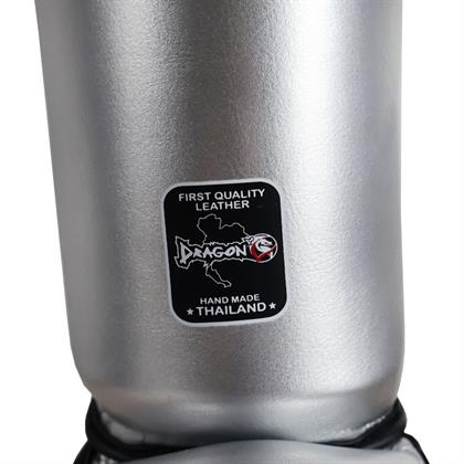 DragonDo DRGN-T52 Hakiki Deri Kaval Koruyucu Gümüş