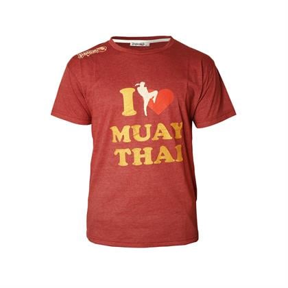 DragonDo I Love Muaythai Baskılı Tişört