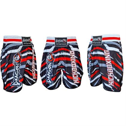 DragonDo KB242 Kick Boks Şortu Kick Boxing Antrenman Şortu Dijital Baskılı Desenli Şort