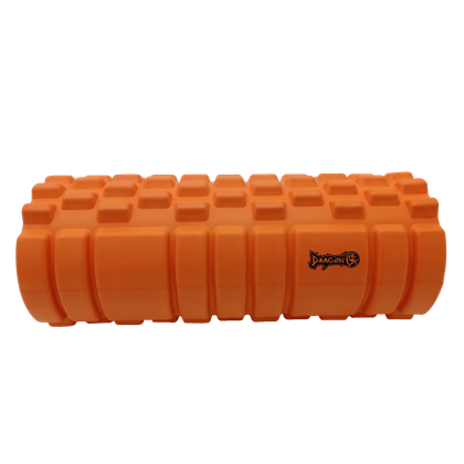 DragonDo Kısa Foam Roller Tırtıklı - Masaj Köpüğü - Turuncu