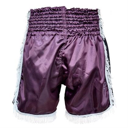 DragonDo MT3020 Apache Muaythai Şortu Mor Püsküllü Muay Thai Şortu