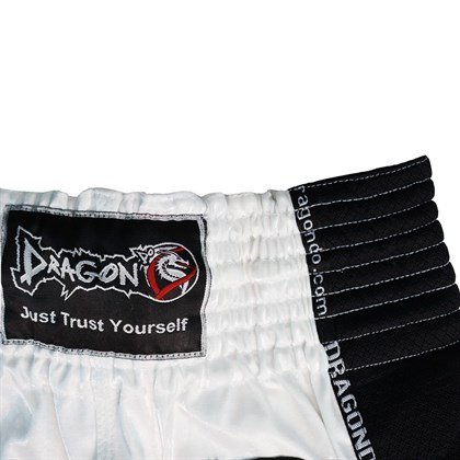 DragonDo MT3023 Muaythai Şortu Beyaz