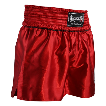 DragonDo MT3033 Muaythai Şortu Kırmızı Kick Boks Şortu