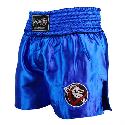 DragonDo MT3033 Muaythai Şortu Mavi Kick Boks Şortu