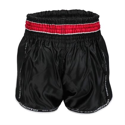 DragonDo MT3075 Retro NEO Muaythai Şortu Siyah Retro Muay Thai Şort