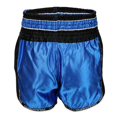 DragonDo MT3075 Retro NEO Kick Boks Şortu Mavi Retro Muay Thai Şort