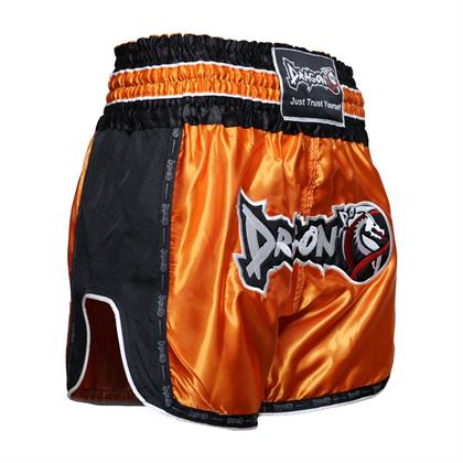 DragonDo MT3075 Retro NEO Kick Boks Şortu Muay Thai Şort Turuncu