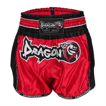 DragonDoDragonDo MT3075 Retro NEO Muaythai Şortu Kırmızı Retro Muay Thai Şort