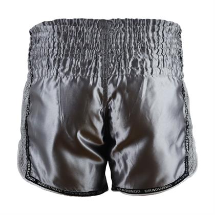 DragonDo MT3076 Shiny Muay Thai Gri Kick Boks Şortu 