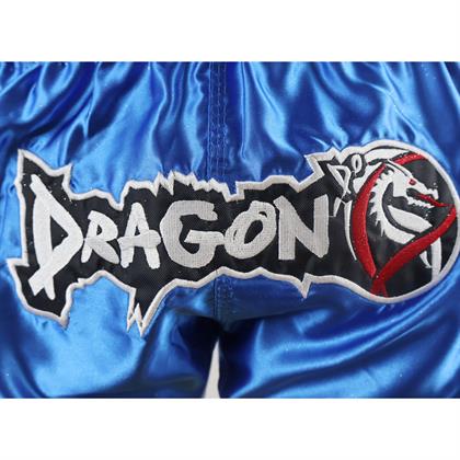 DragonDo MT3076 Shiny Muay Thai Mavi Kick Boks Şortu 