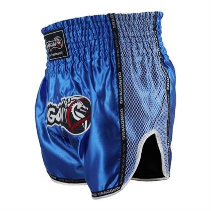DragonDo MT3076 Shiny Muay Thai Mavi Kick Boks Şortu 
