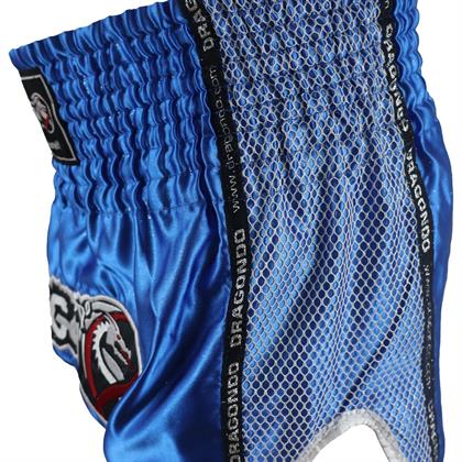 DragonDo MT3076 Shiny Muay Thai Mavi Kick Boks Şortu 