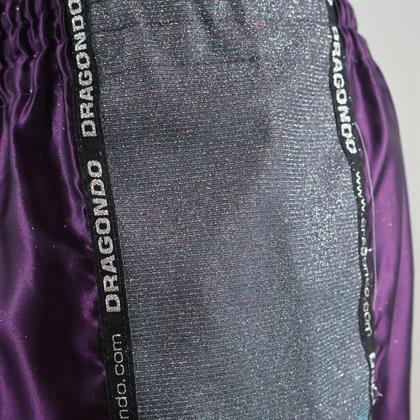 DragonDo MT3076 Shiny Muay Thai Mor Kick Boks Şortu 