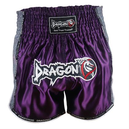 DragonDo MT3076 Shiny Muay Thai Mor Kick Boks Şortu 
