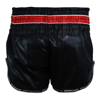 DragonDo MT3077 Muaythai Şortu - Kick Boks Şortu Siyah