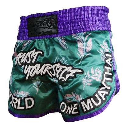 DragonDo MT3407 One World Muay Thai Şortu Nakışlı Şort