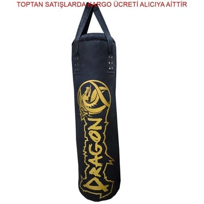 DragonDo T20040-P Kum Torbası Boks Torbası – Siyah Gold 200X40cm 