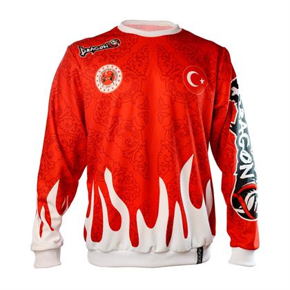 DragonDo TX8501 Milli Takım Muaythai Sweatshirt Muay Thai Federasyon Logolu Milli Takım Sweatshirt