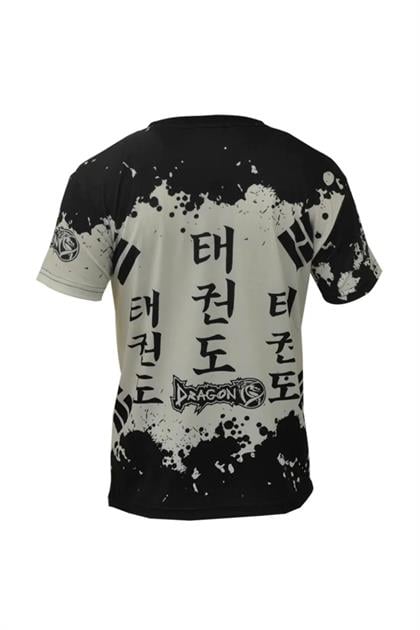 DragonDo TX8516 Kore Bayraklı Taekwondo Tişörtü