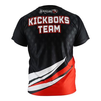 DragonDo TX8596 Kick Boks Tişört Dijital Baskılı Kick Boxing Tshirt