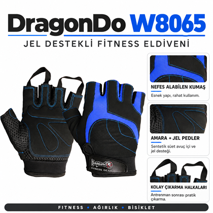 DragonDo W8065 Body & Ağırlık & Bisiklet &  Fitness Eldiveni