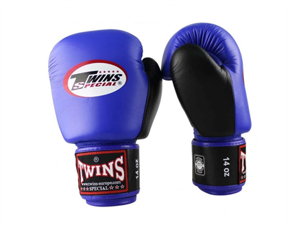 Twins BGVL3-2T Boks Eldiveni mavi Muay Thai Eldiveni 