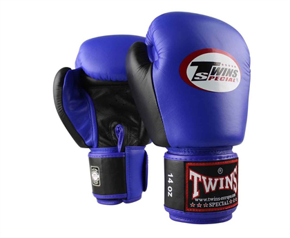 Twins BGVL3-2T Boks Eldiveni mavi Muay Thai Eldiveni 