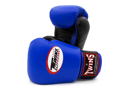 Twins BGVL3-2T Boks Eldiveni mavi Muay Thai Eldiveni 