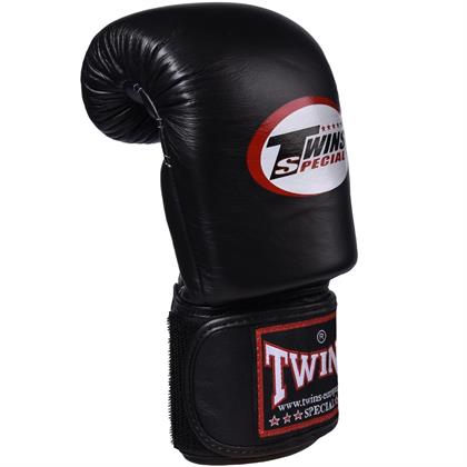 Twins BGVL3-BK Boks Eldiveni Siyah Deri muay Thai Eldiveni