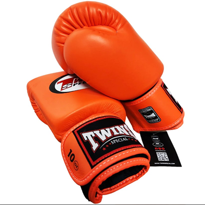 Twins BGVL3-OR Turuncu Boks Eldiveni Deri Muay Thai Eldiveni